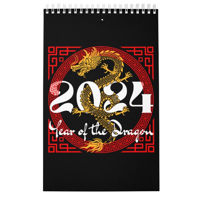 Jahr des Drachen 2024 Kalender (Titelbild)