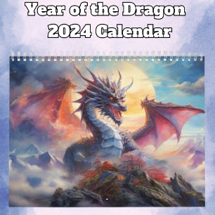 Jahr des Drachen 2024 Kalender