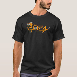 Jahr des Drachen 2024 Modernes Minimalistisch T-Shirt