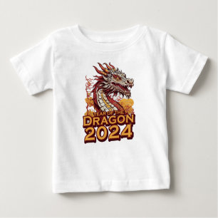 Jahr des Drachen 2024 Shirts, Drache Baby T-shirt