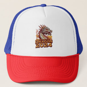 Jahr des Drachen 2024 Truckerkappe
