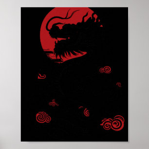 Jahr des Drachen Chinesisches Neujahr 2024 Poster