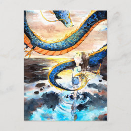 Jahr des Drachen- DNM-Postkarten Postkarte