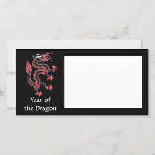 Jahr des Drachen Feiertagskarte
