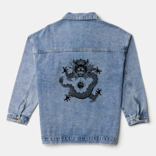 Jahr des Drachen Jeansjacke