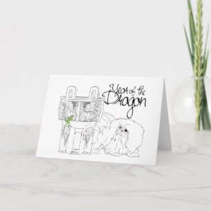 Jahr des Drachen Karte