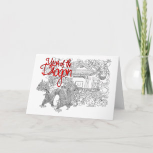 Jahr des Drachen Karte