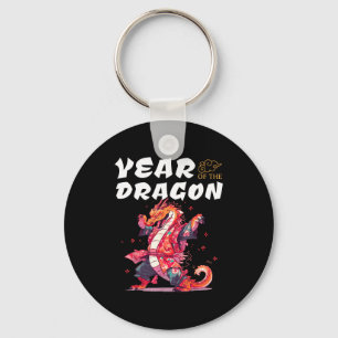 Jahr des Drachen Lustige Drachen Chinesisches Zodi Schlüsselanhänger