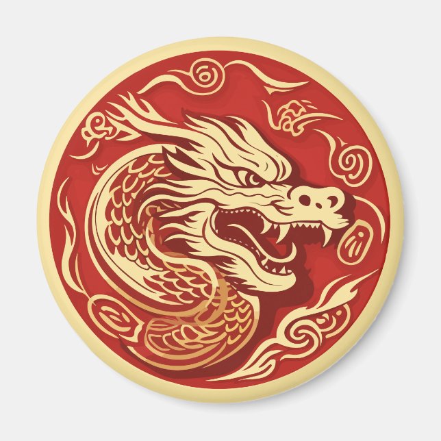 Jahr des Drachen Magnet (Vorne)