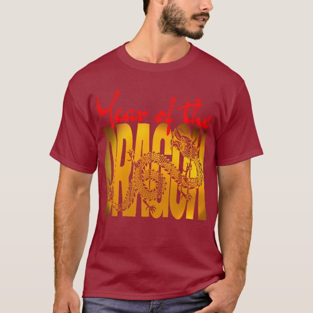 Jahr des Drachen T-Shirt (Vorderseite)