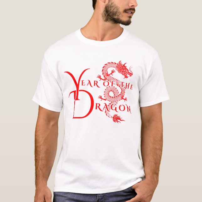 Jahr des Drachen T-Shirt (Vorderseite)
