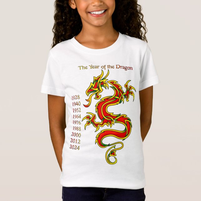 Jahr des Drachen T-Shirt (Vorderseite)