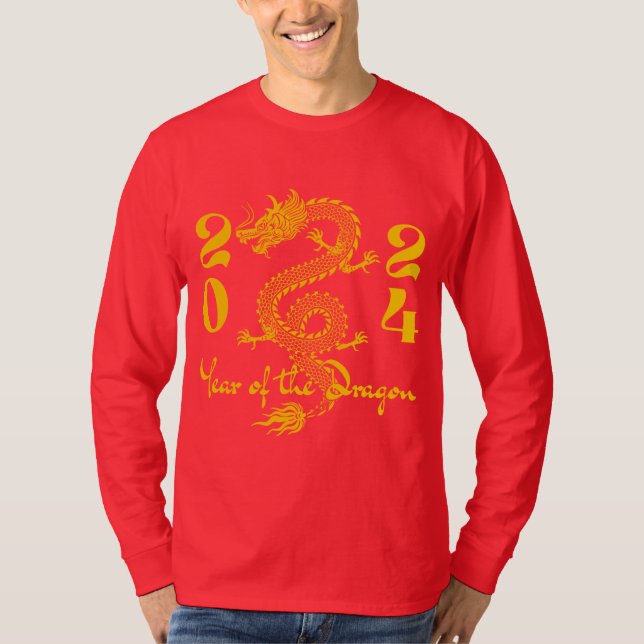 Jahr des Drachengolds T-Shirt (Vorderseite)