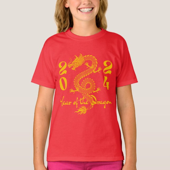 Jahr des Drachengolds T-Shirt (Vorderseite)