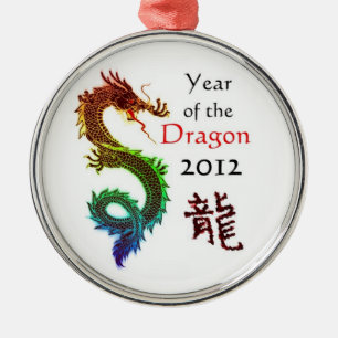 Jahr des Drachenschmucks 2012 Ornament Aus Metall