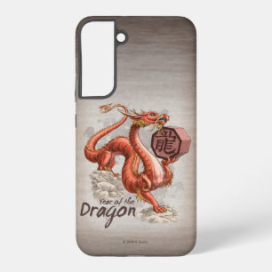 Jahr des Dragon Chinesisch Zodiac Art iPhone Fall Samsung Galaxy Hülle