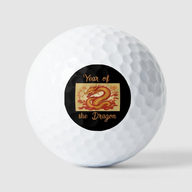 Jahr des Dragon Golf Ball (Vorderseite)
