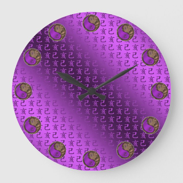 Jahr des Erd-Schweins Große Wanduhr (Vorderseite)