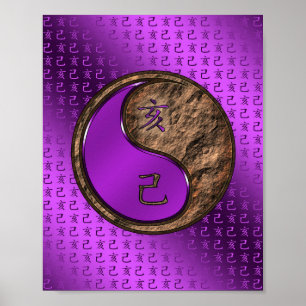 Jahr des Erdboars Poster