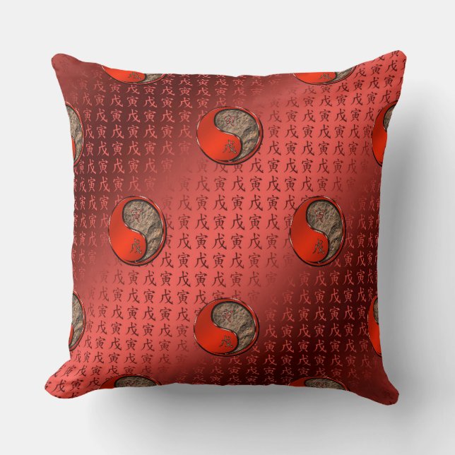 Jahr des Erden Tiger Kissen (Vorderseite)