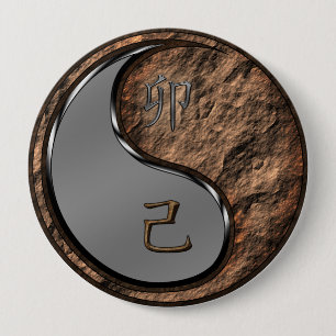 Jahr des Erdkaninchens Button