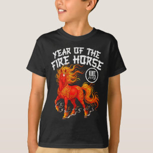 Jahr des Feuerpferdes Chinesisches Neujahr 2026 Zo T-Shirt