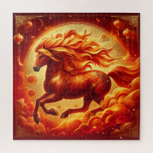 Jahr des Feuerpferdes Puzzle