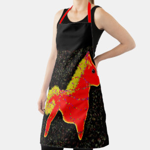 Jahr des Feuerpferds Chinesisches Neujahrsfest Schürze