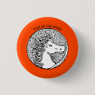 Jahr-des-feurigen-Pferdes-Button Button