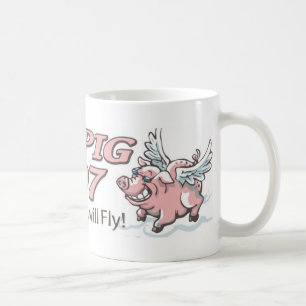 Jahr des Fliegen-Schweins 2007 3 Tasse