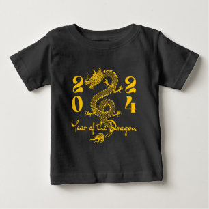 Jahr des Goldenen Drachen Baby T-shirt