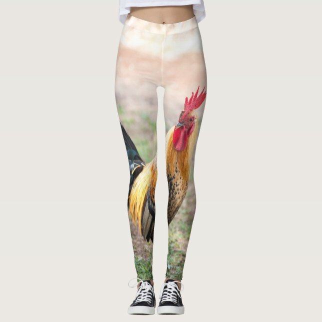 Jahr des Hahns Leggings (Vorderseite)