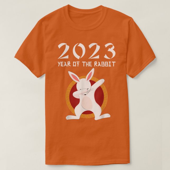 Jahr des Hasen 2023 Chinesisches Neujahr 2023 T-Shirt (Design vorne)
