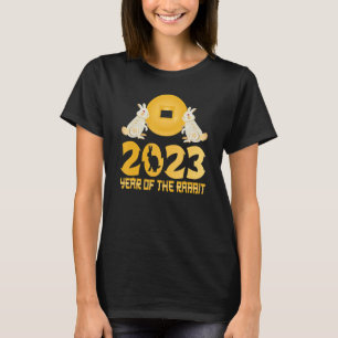 Jahr des Hasen glücklich Chinesisch Neujahr 2023 T-Shirt