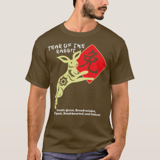 Jahr des Hasen glücklich Chinesisch Zodiac Lunar N T-Shirt