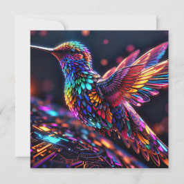 Jahr des Hummingvogels: Eine monatliche Reise Feiertagskarte