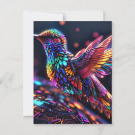 Jahr des Hummingvogels: Eine monatliche Reise Postkarte