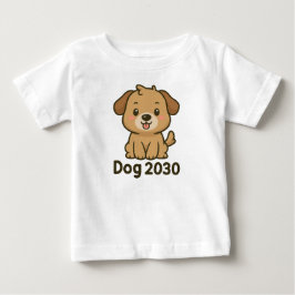 Jahr des Hundes 2030 Baby T-shirt