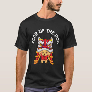 Jahr des Hundes Chinesischer Zodiac Lunar Neujahrs T-Shirt