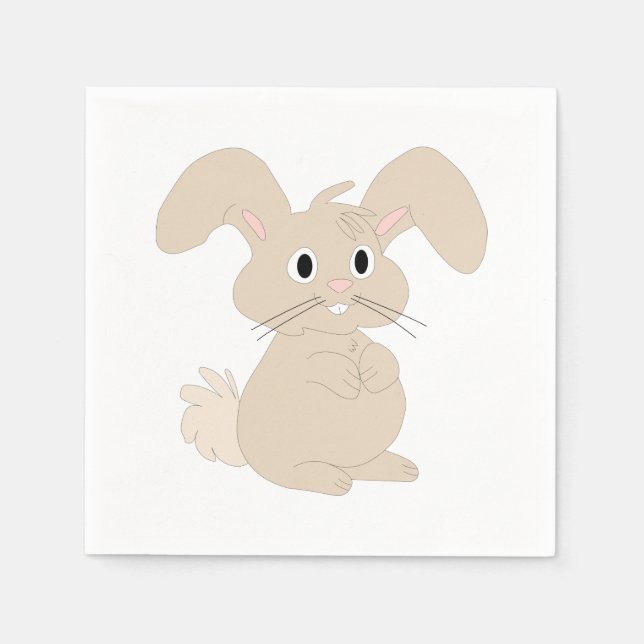 Jahr des Kaninchens 2023 Serviette (Vorderseite)