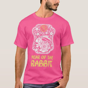 Jahr des Kaninchens 2023, Zodiac Tiger Chinesische T-Shirt