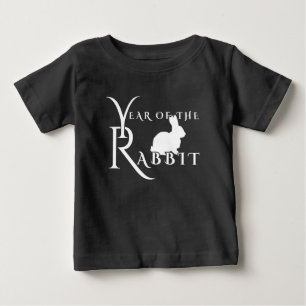 Jahr des Kaninchens Baby T-shirt