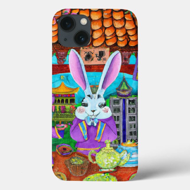 Jahr des Kaninchens Case-Mate iPhone Hülle (Rückseite)