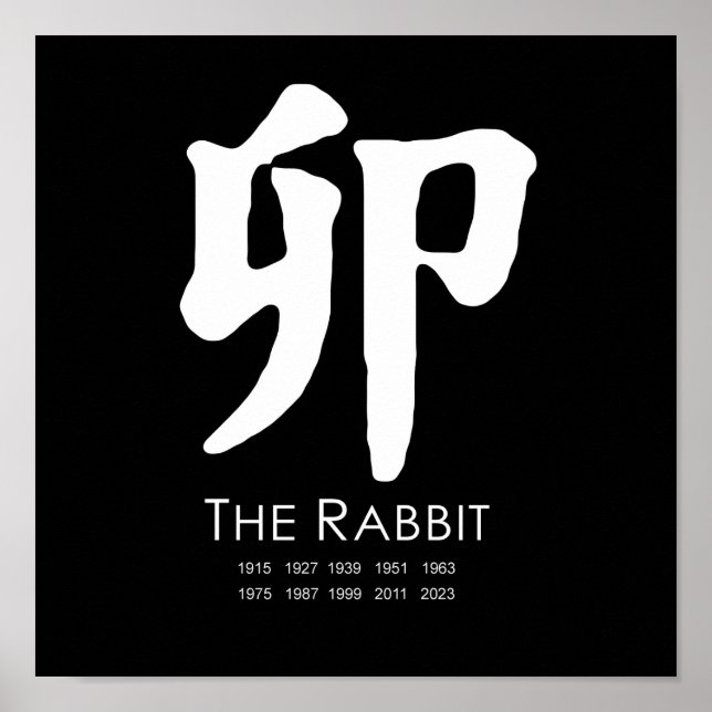 Jahr des Kaninchens Poster (Vorne)