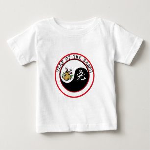 Jahr des Kaninchens - Yinyang Baby T-shirt