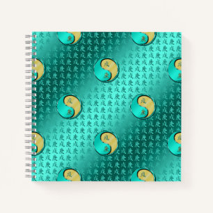 Jahr des Metall-Hundes Notizbuch