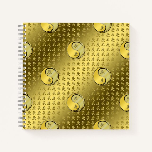 Jahr des Metalldrachen Notizbuch (Vorderseite)