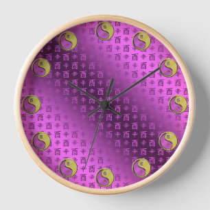 Jahr des Metallenen Hahns Uhr