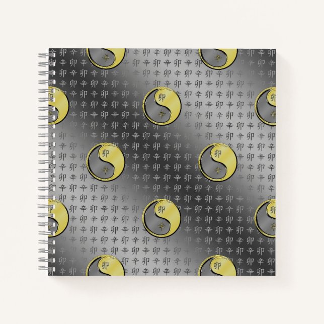 Jahr des Metallhasen Notizbuch (Vorderseite)