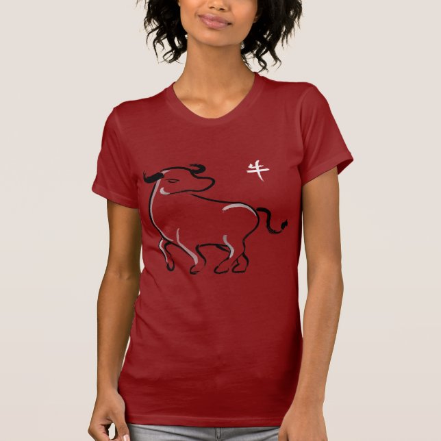 Jahr des Ochsen T-Shirt (Vorderseite)